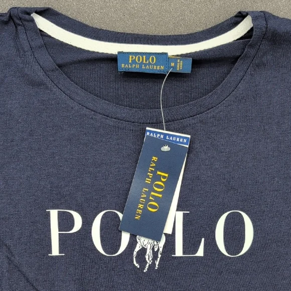 Polo by Ralph Lauren Navy Long Sleeve Tee - Picture 2 of 6